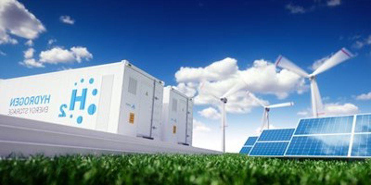 Hydrogen, wind turbines and solar cells